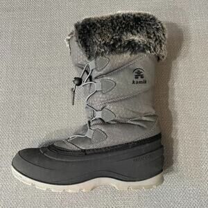 Kamik Momentum2 Women's Snow Boots Gray Size 5M EUC